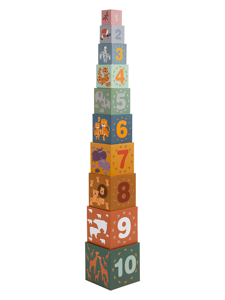 small foot Wieża-układanka "Safari" - 12 m+ rozmiar: onesize