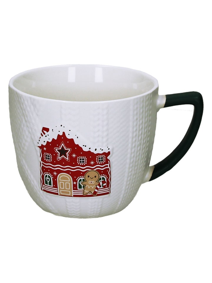 Tognana Kubek jumbo "Stoccolma" w kolorze biało-czerwono-zielonym - 520 ml rozmiar: onesize