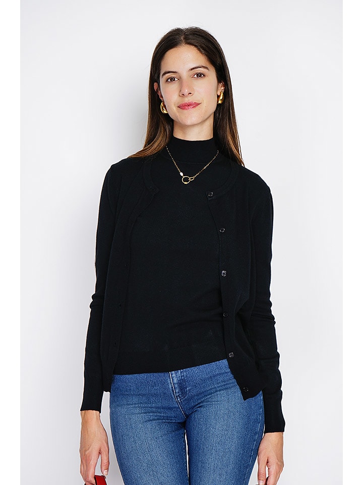 William de Faye 2-częściowy zestaw w kolorze czarnym rozmiar: 38