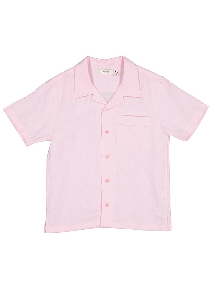 Pangaia Lniana koszula "DNA" w kolorze jasnoróżowym rozmiar: 134/140