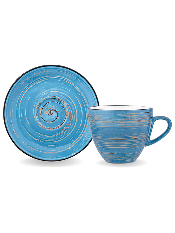 Wilmax Filiżanka w kolorze niebieskim do espresso - 75 ml rozmiar: onesize