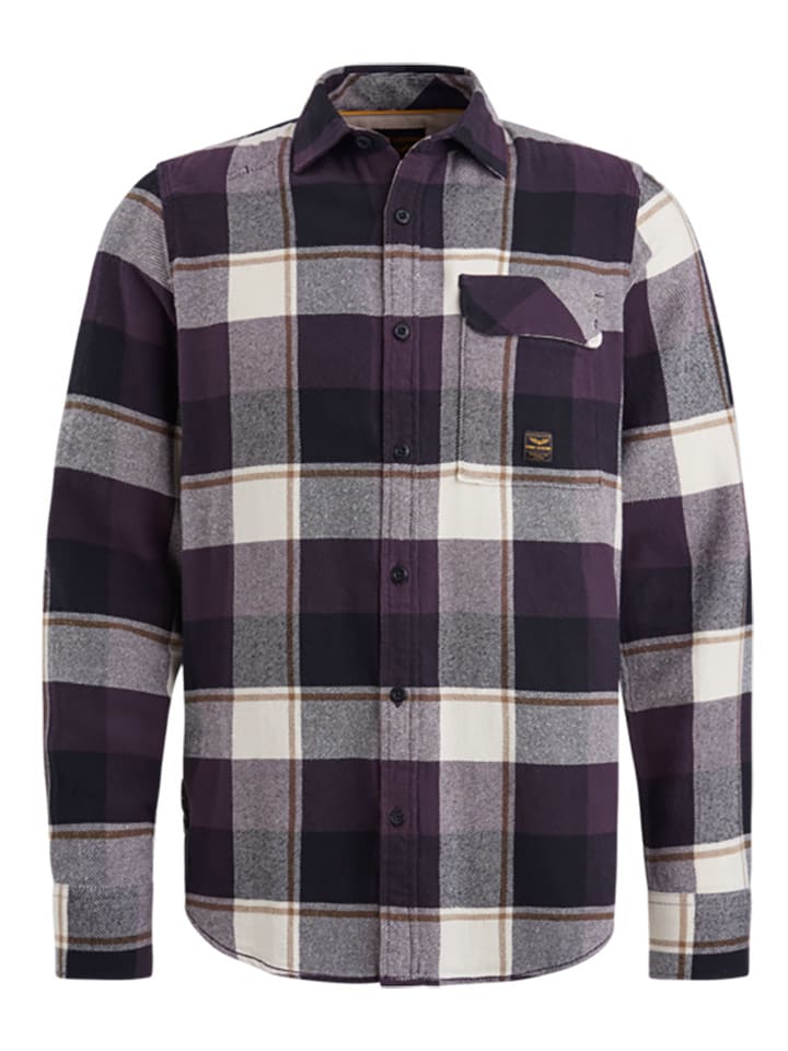 PME Legend Koszula w kolorze ciemnofioletowo-białym rozmiar: 3XL