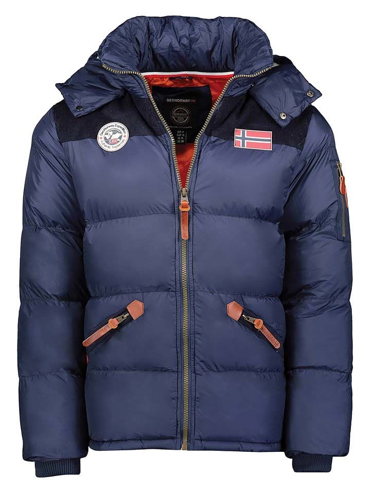 Geographical Norway Kurtka zimowa "Celian" w kolorze granatowym rozmiar: L