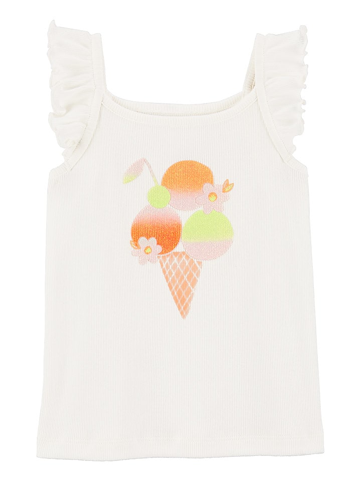 carter's Top w kolorze kremowym rozmiar: 92