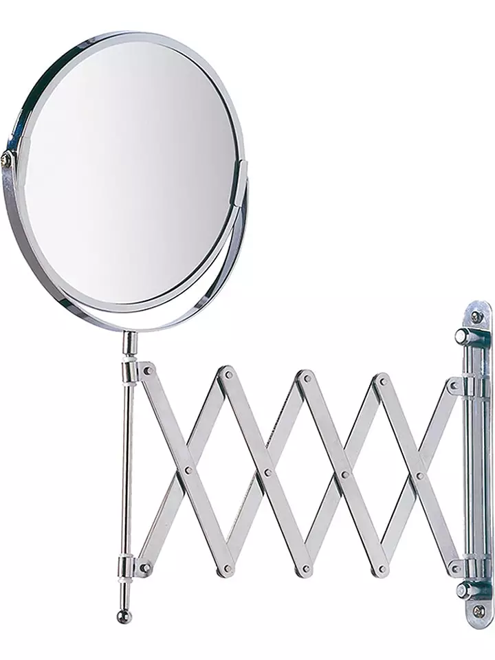 Wenko Ścienne lusterko kosmetyczne "Exclusiv" w kolorze srebrnym rozmiar: onesize
