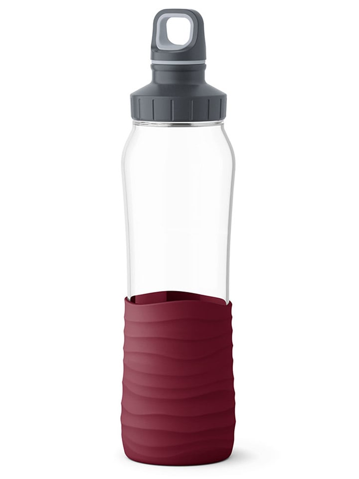 Emsa Bidon "Drink 2 Go" w kolorze bordowym - 700 ml rozmiar: onesize