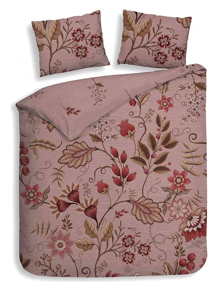 Heckett Lane Komplet pościeli "Kodi" w kolorze różowym rozmiar: 155x220 cm