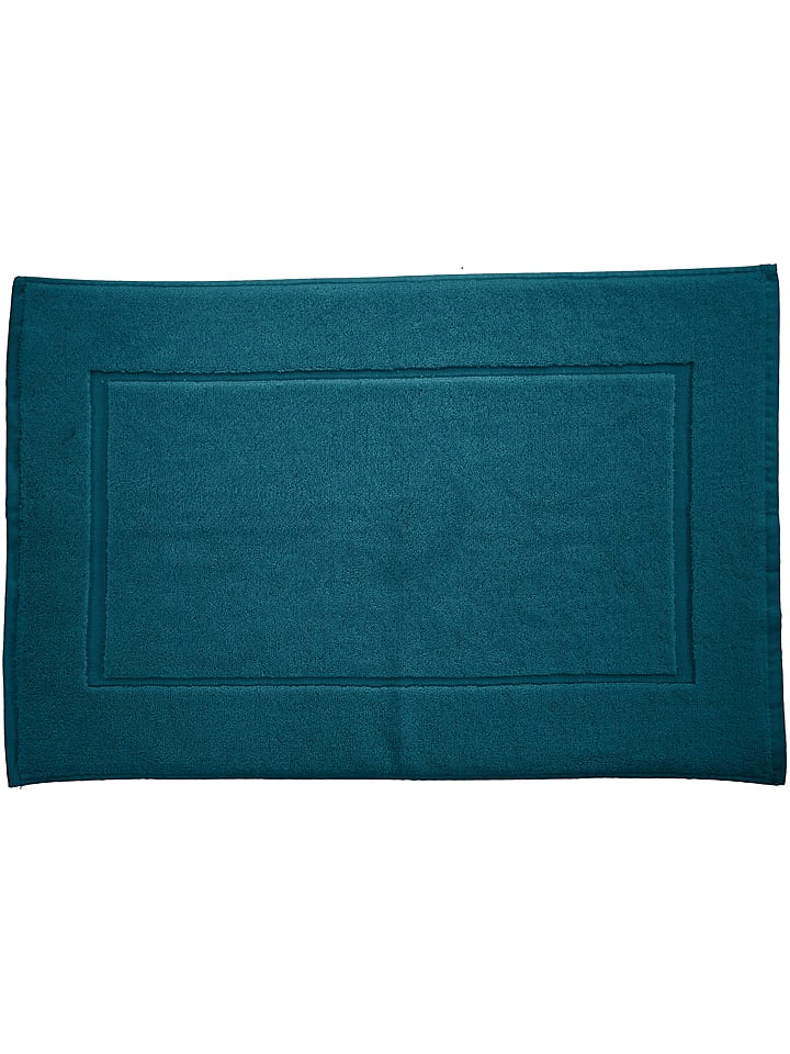 Soft by Perle de Coton Dywanik łazienkowy w kolorze morskim rozmiar: 50x80 cm