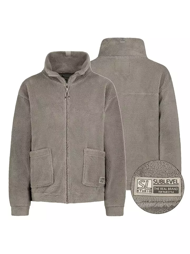 Sublevel Kurtka polarowa w kolorze szarym rozmiar: XXL