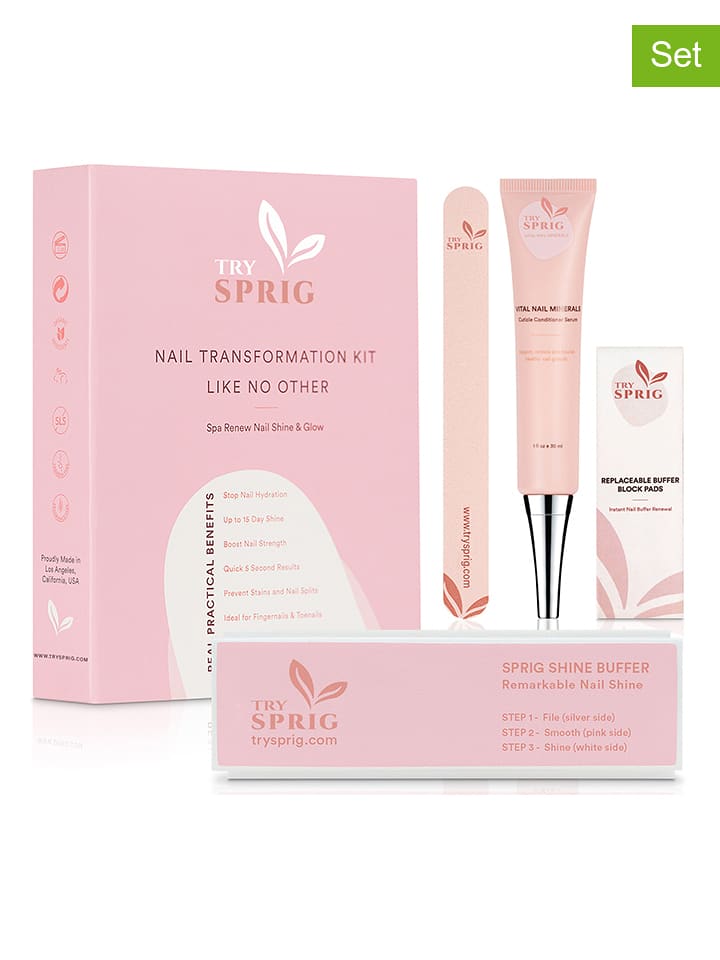 Onsen 4-częściowy zestaw "Nail Transformation Kit" rozmiar: onesize