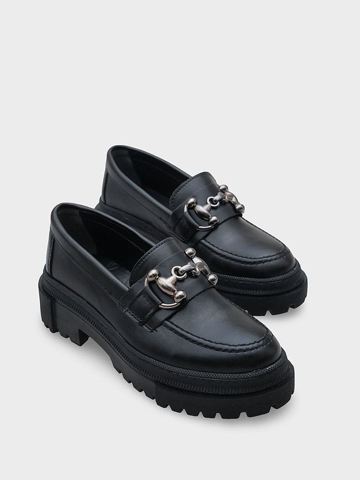 trendyol Mokasyny w kolorze czarnym rozmiar: 39
