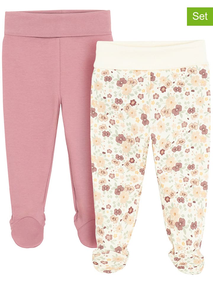 COOL CLUB Półśpiochy (2 pary) w kolorze kremowo-jasnoróżowym rozmiar: 56