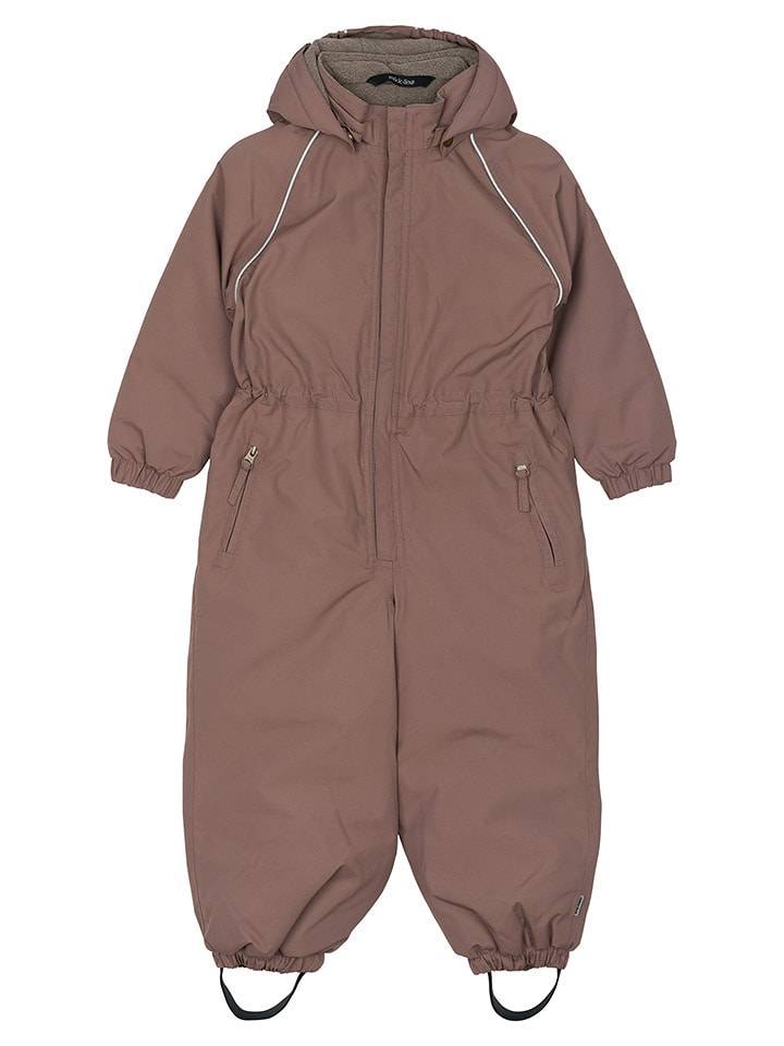 mikk-line Kombinezon zimowy w kolorze jasnobrązowym rozmiar: 134