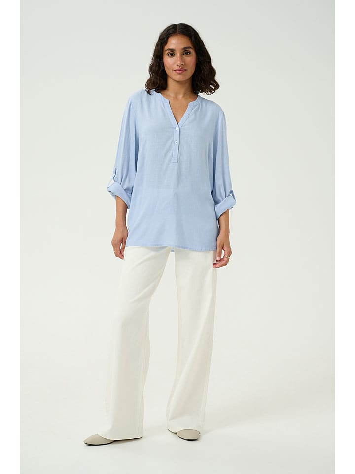 Kaffe Bluzka "Milia" w kolorze błękitnym rozmiar: 36