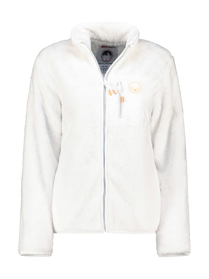 Geographical Norway Kurtka polarowa "Precious" w kolorze białym rozmiar: 128