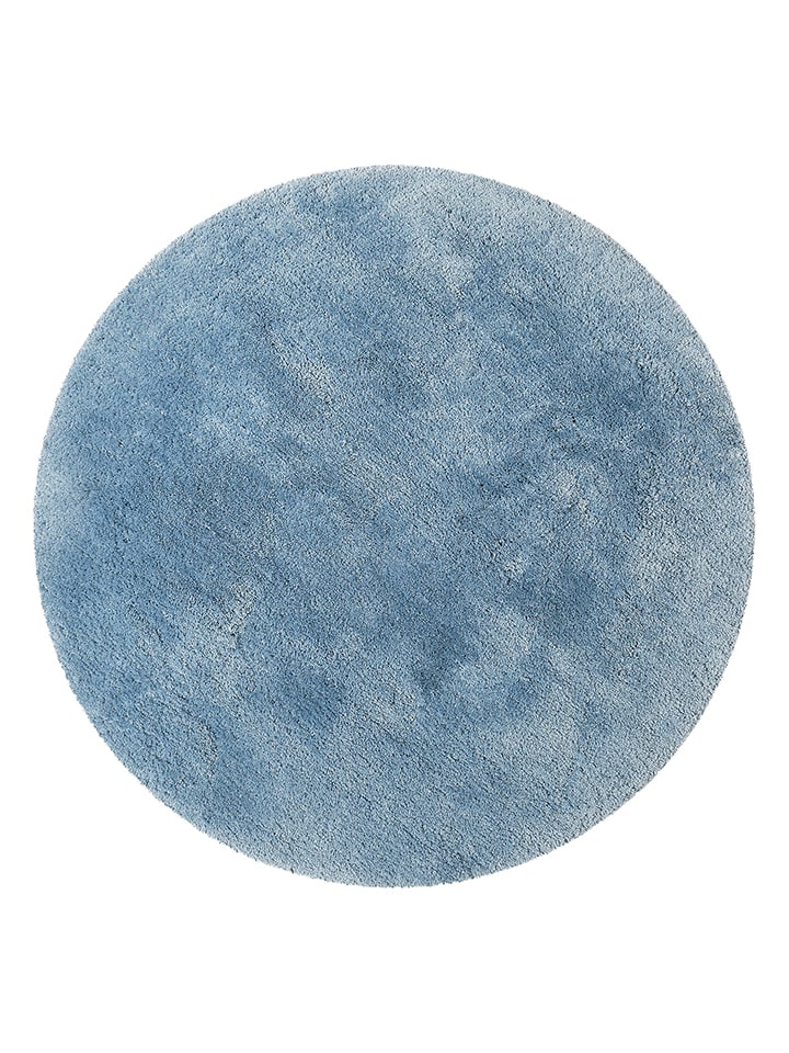 Homie Living Dywanik łazienkowy "Porto Azzurro" w kolorze błękitnym rozmiar: 90 cm