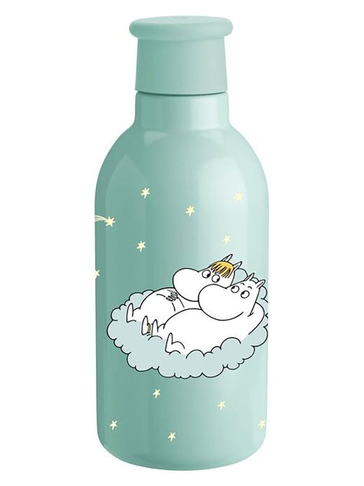 RIG-TIG Butelka termiczna "Moomin" w kolorze miętowym - 500 ml rozmiar: onesize