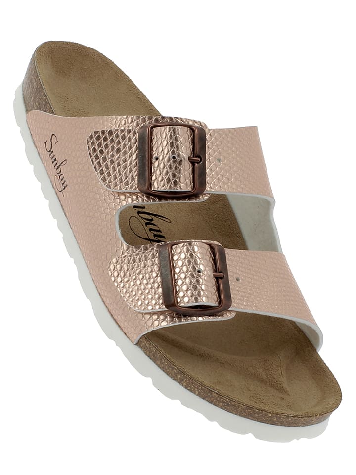 Sunbay Klapki "Trefle" w kolorze różowozłotym rozmiar: 36