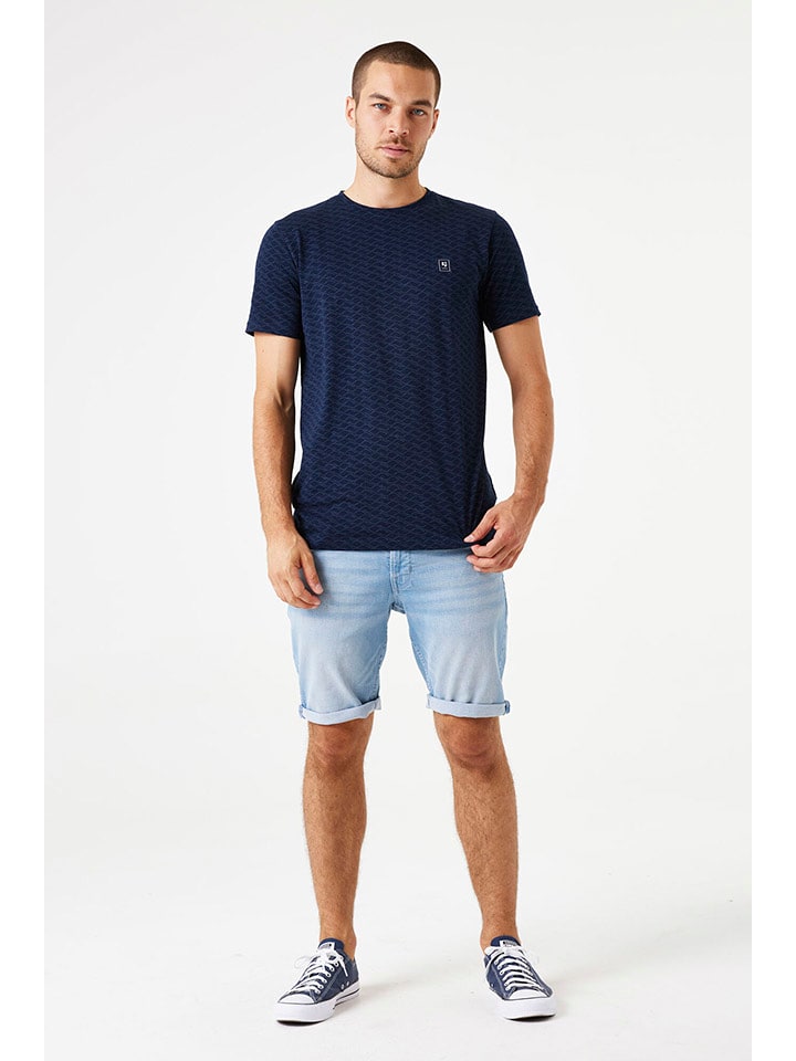 Garcia Koszulka w kolorze granatowym rozmiar: M