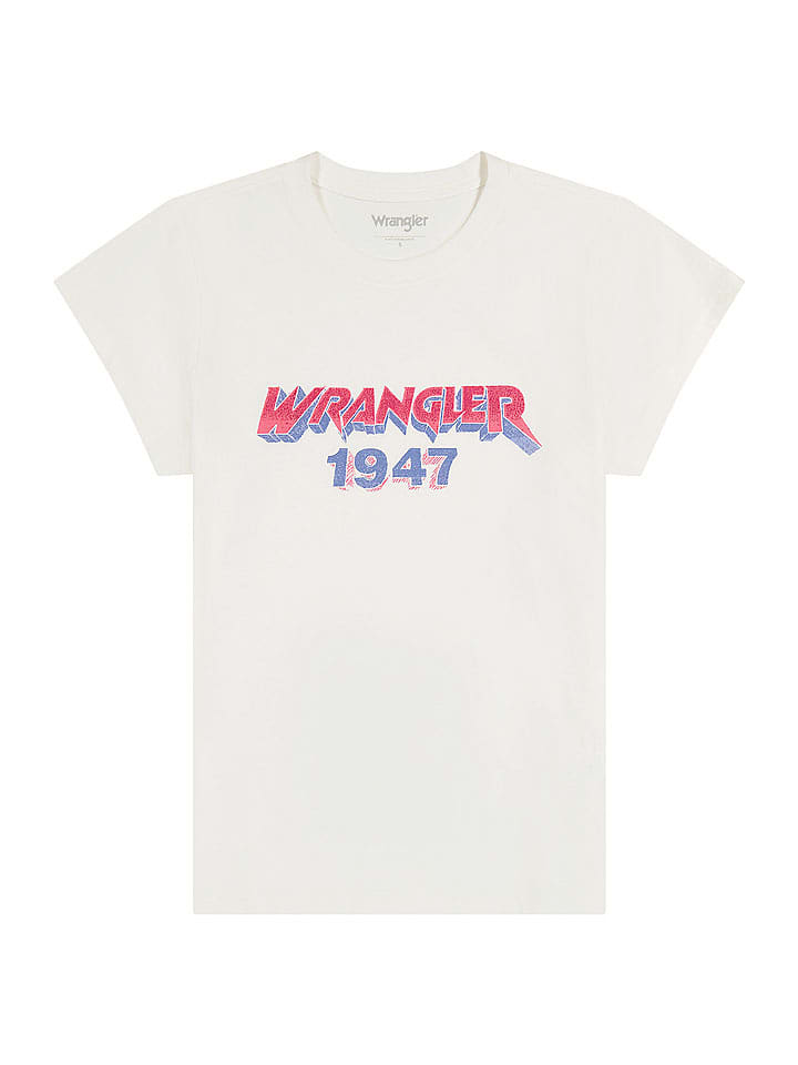 Wrangler Koszulka w kolorze kremowym rozmiar: M