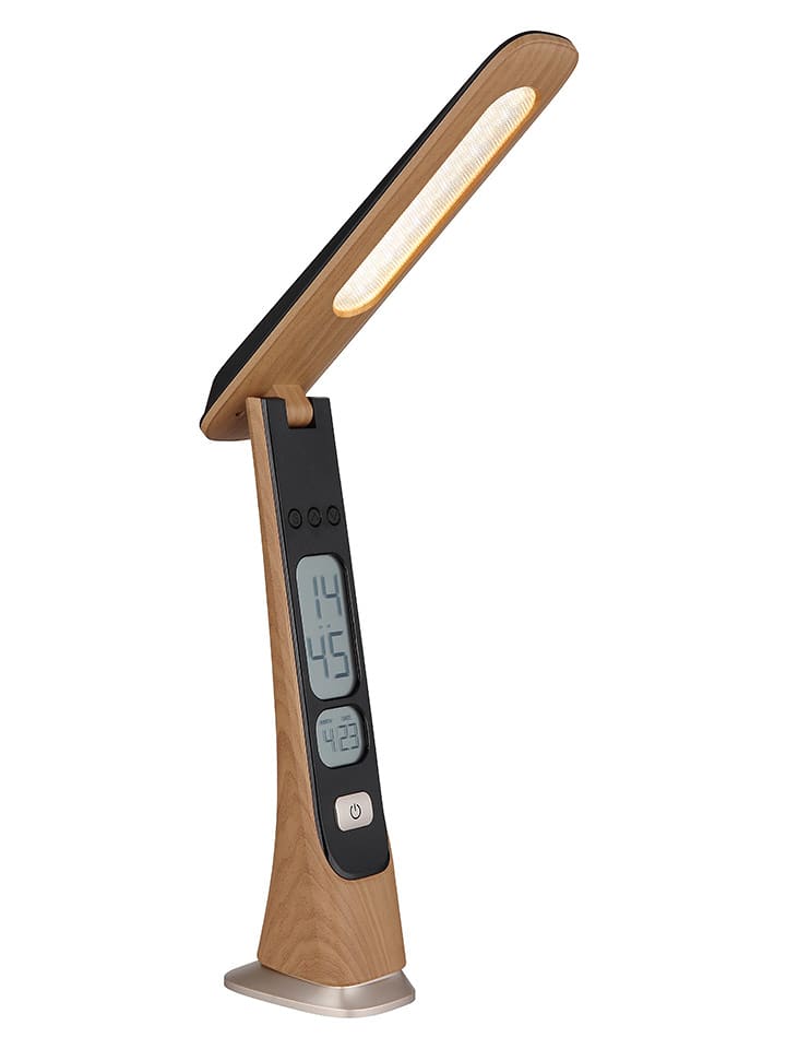 Globo lighting Lampa stołowa LED "Averie" w kolorze brązowym - 24,5 x 31,4 x 5,7 cm rozmiar: onesize