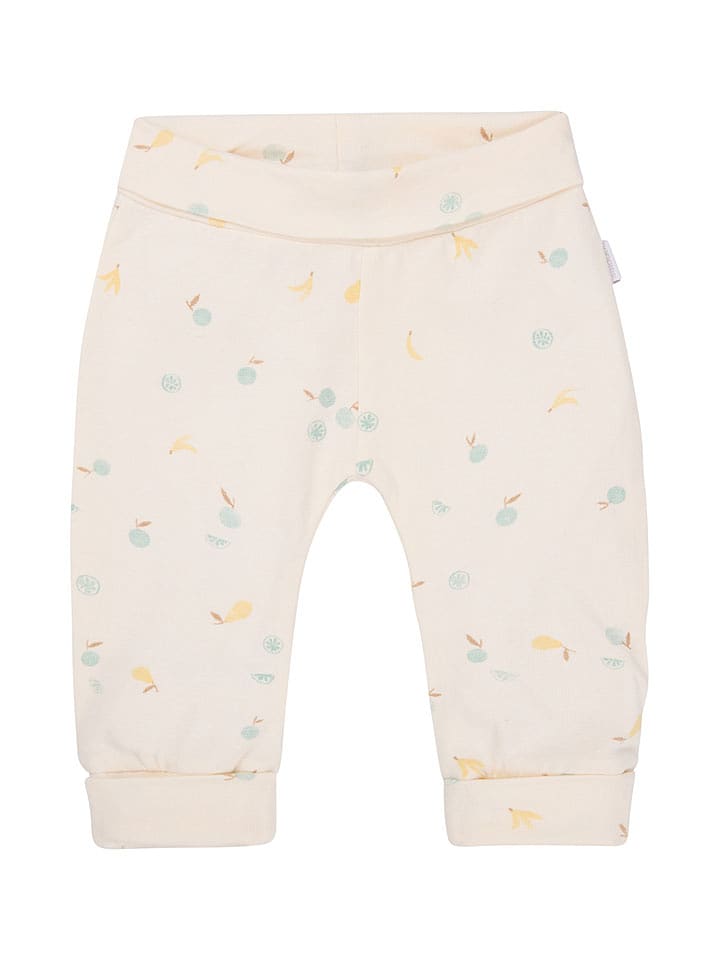 Noppies Spodnie dresowe "Orland" w kolorze kremowym rozmiar: 80