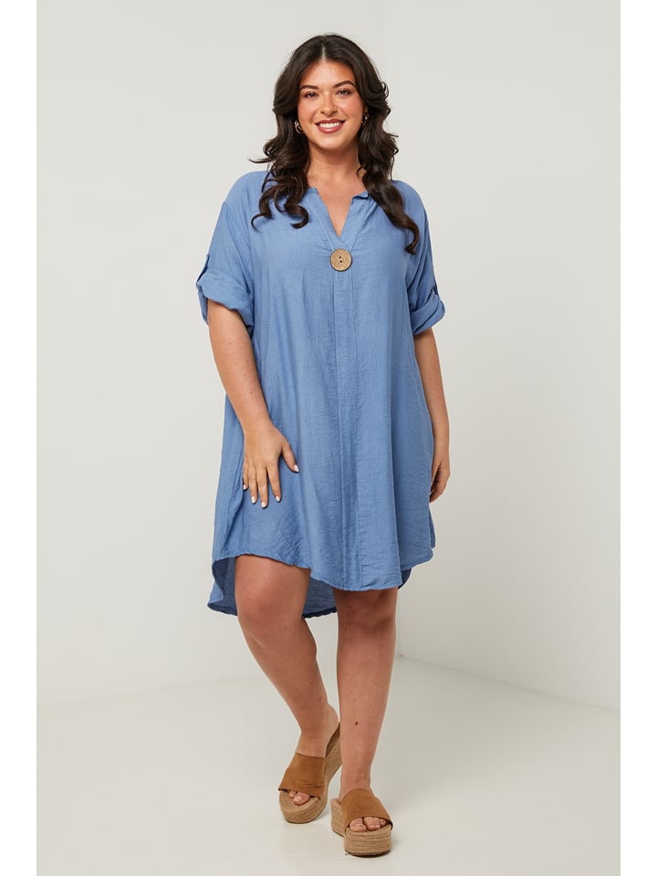 Curvy Lady Sukienka w kolorze niebieskim rozmiar: 40/42