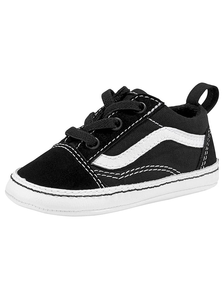 Vans Skórzane buty "Old Skool" w kolorze czarno-białym do nauki chodzenia rozmiar: 19