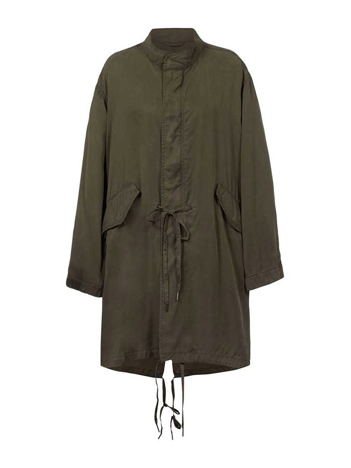 Herrlicher Płaszcz przejściowy w kolorze khaki rozmiar: M