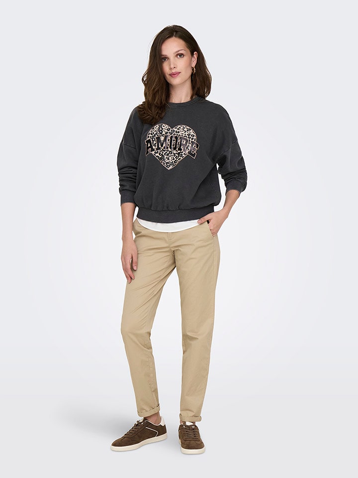 ONLY Bluza w kolorze antracytowym rozmiar: M