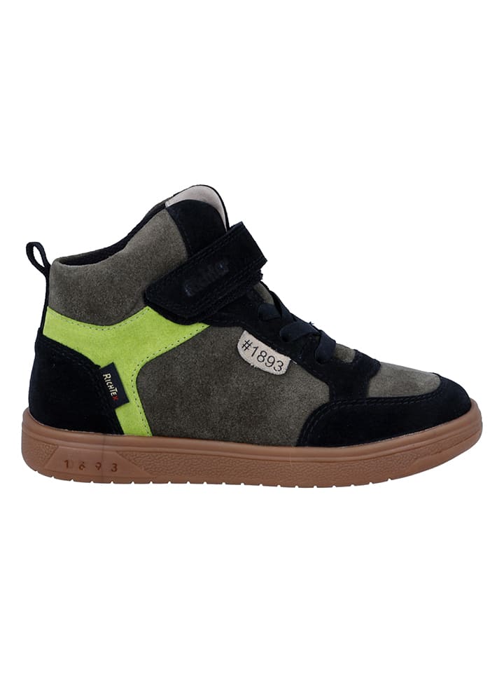 Richter Shoes Skórzane sneakersy "1893" w kolorze oliwkowo-zielonym rozmiar: 35