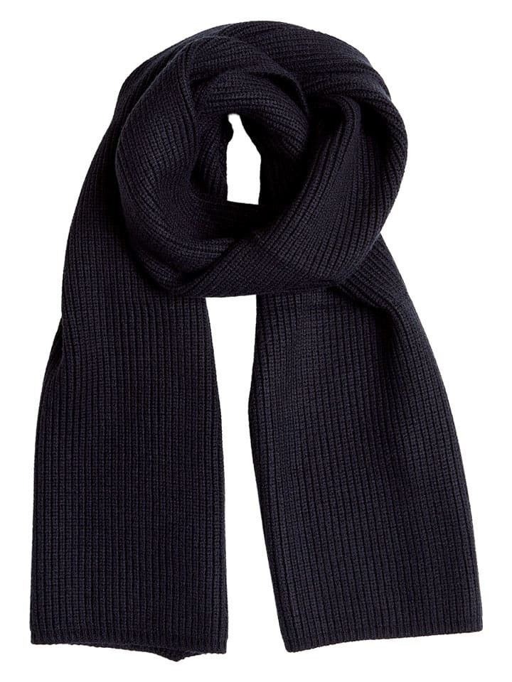 MOSS COPENHAGEN Szal "Rachelle" w kolorze granatowym rozmiar: onesize