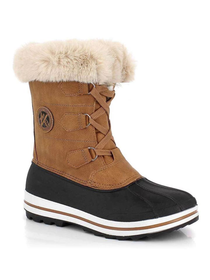 Kimberfeel Kozaki zimowe "Elisa" w kolorze jasnobrązowym rozmiar: 41