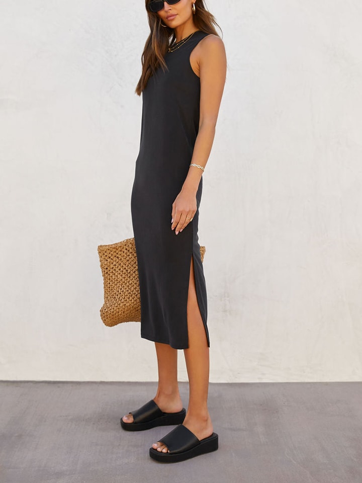 Milan Kiss Sukienka w kolorze czarnym rozmiar: L