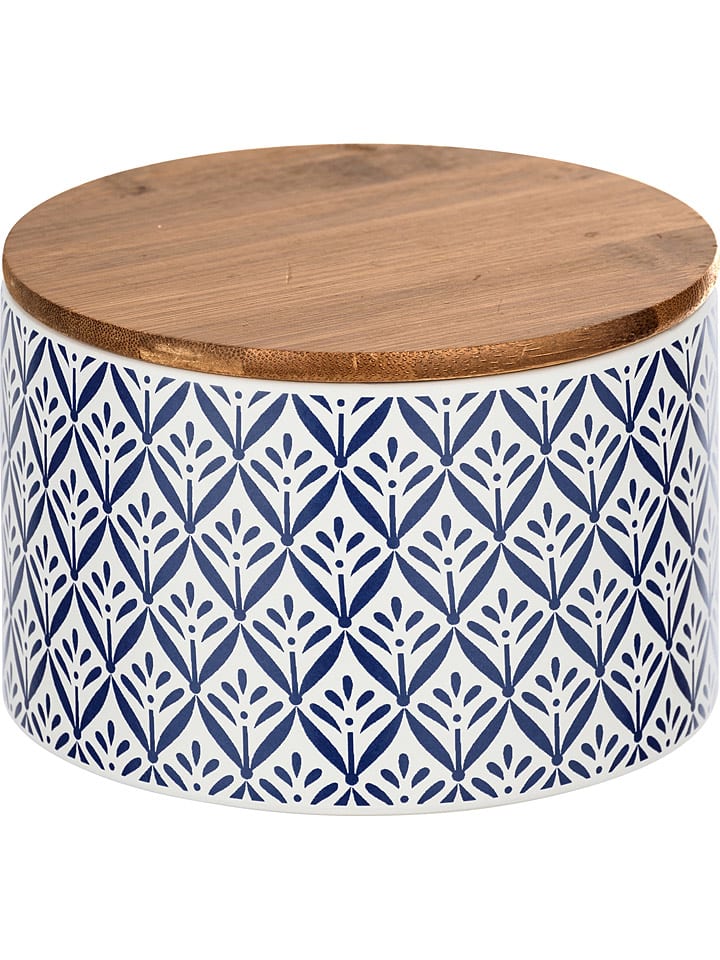 Wenko Pojemnik "Lorca" w kolorze biało-niebieskim - 750 ml rozmiar: onesize