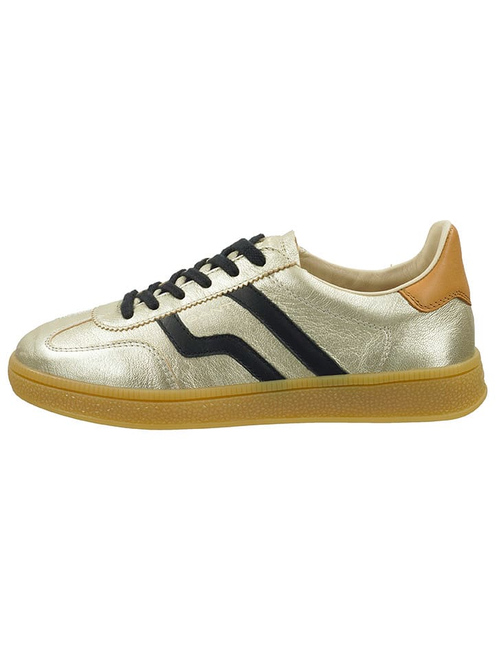 GANT Footwear Skórzane sneakersy w kolorze złotym rozmiar: 37