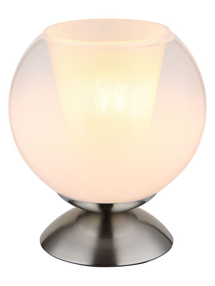 Globo lighting Lampa stołowa "Barry" w kolorze srebrnym - wys. 19 x Ø 18 cm rozmiar: onesize