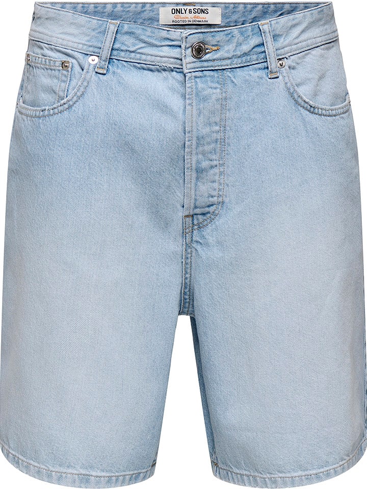 ONLY & SONS Szorty dżinsowe "Fade" w kolorze błękitnym rozmiar: XL