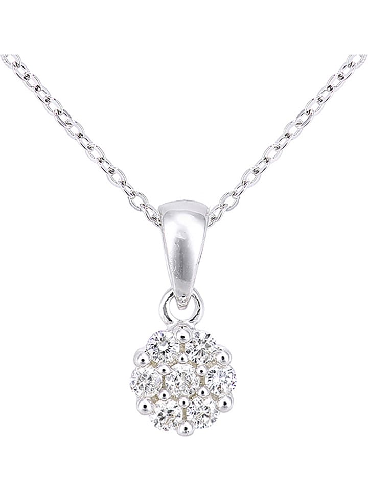 Revoni Złoty naszyjnik z diamentową zawieszką - dł. 46 cm rozmiar: onesize