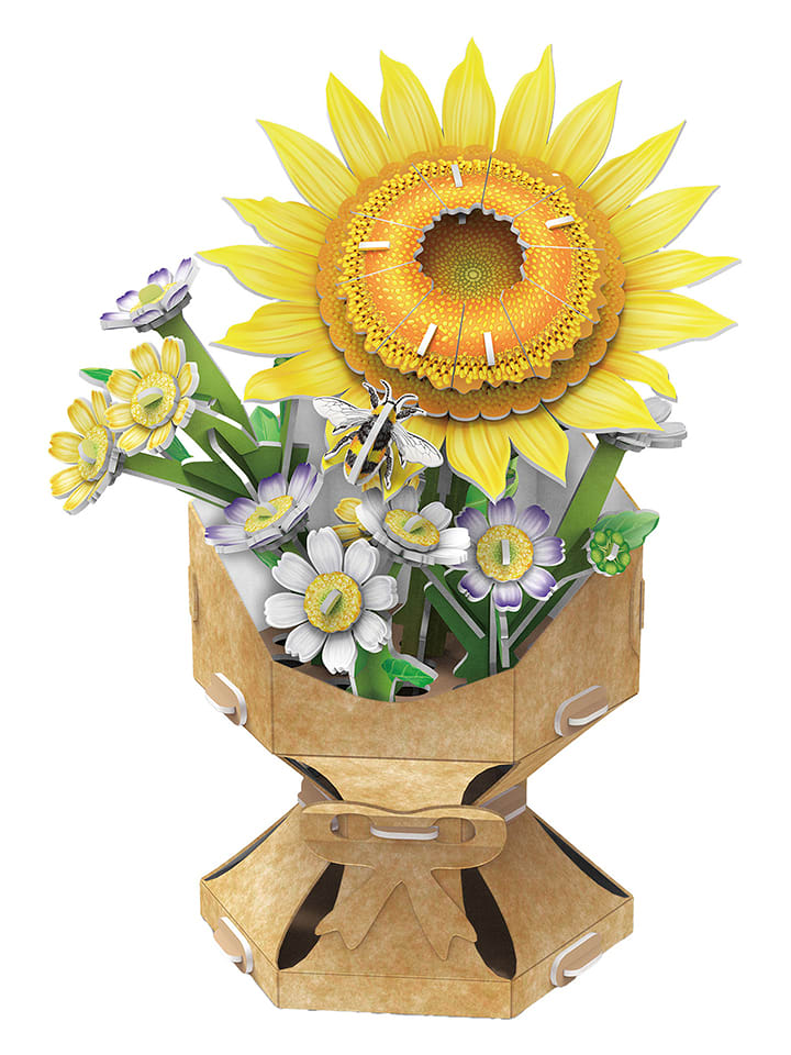 MGM 102-częściowe puzzle 3D "Flower bouquet - Sunflowers" - 8+ rozmiar: onesize