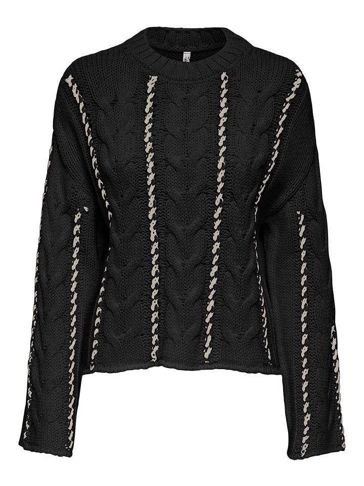 ONLY Sweter w kolorze czarnym rozmiar: L