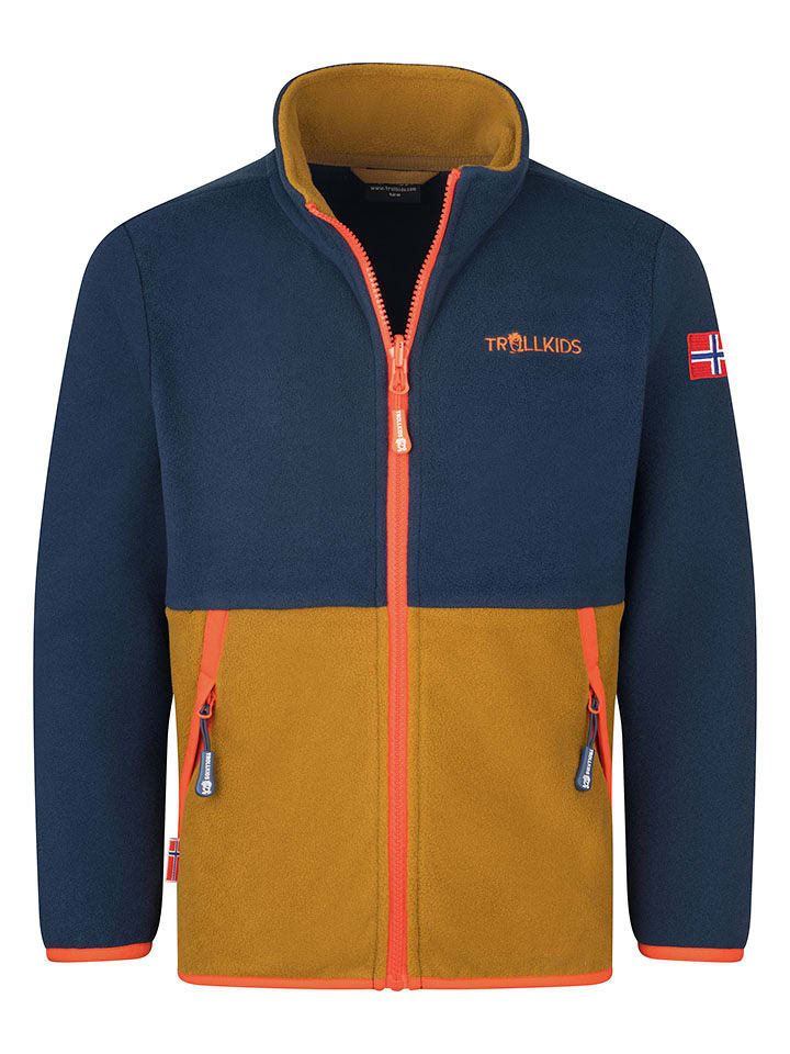 Trollkids Kurtka polarowa "Storfjord" w kolorze granatowym rozmiar: 92