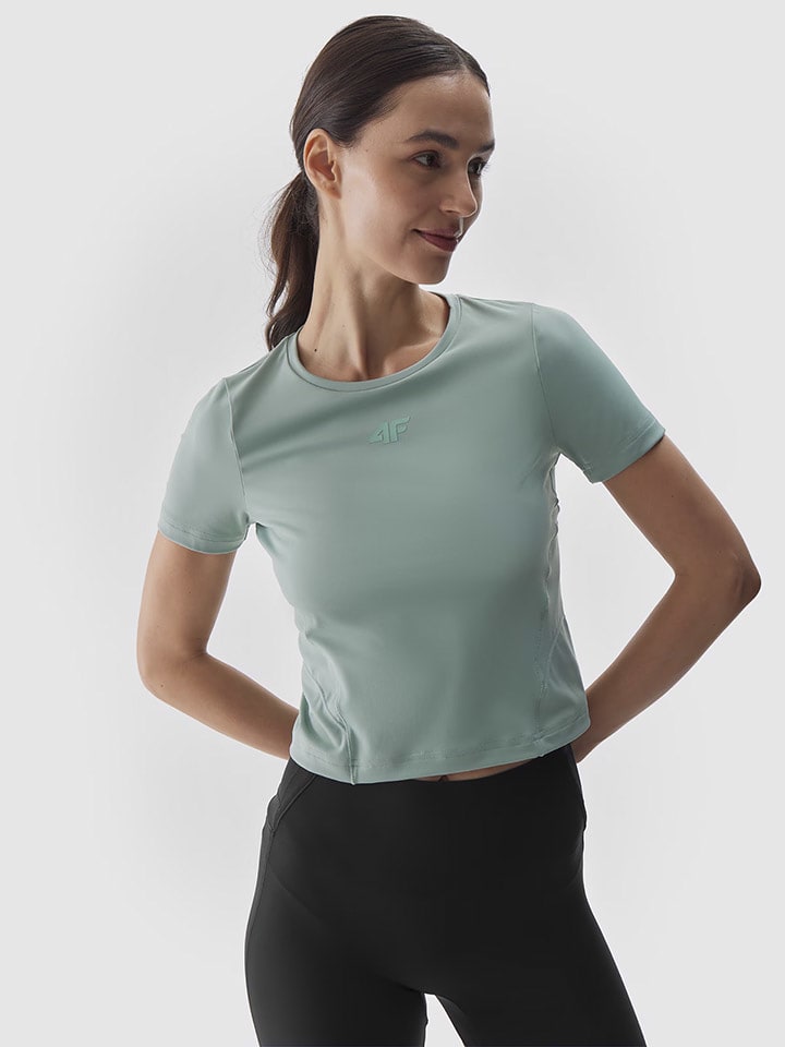 4F Koszulka sportowa w kolorze błękitnym rozmiar: M