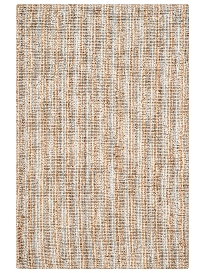 Safavieh Dywan "Aegina" w kolorze jasnobrązowo-błękitnym z juty rozmiar: 244x305 cm