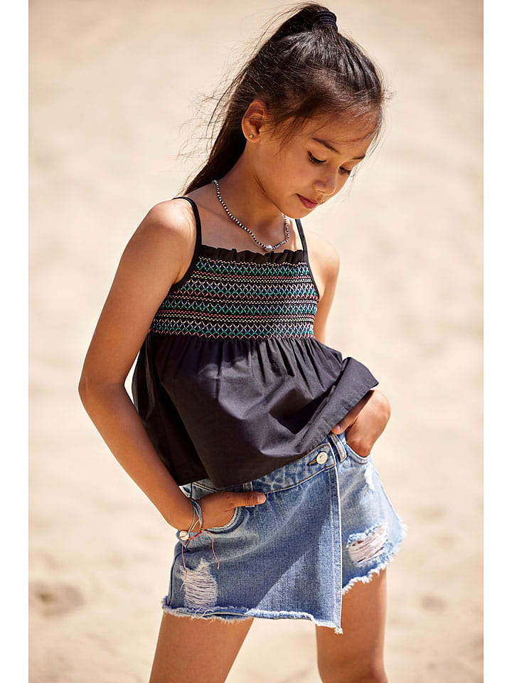 KIDS ONLY Spódnico-spodenki dżinsowe "Texas" w kolorze niebieskim rozmiar: 134