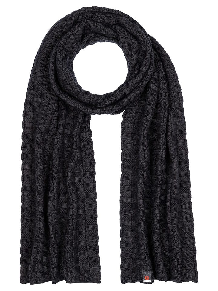 Timezone Szal w kolorze czarnym rozmiar: onesize