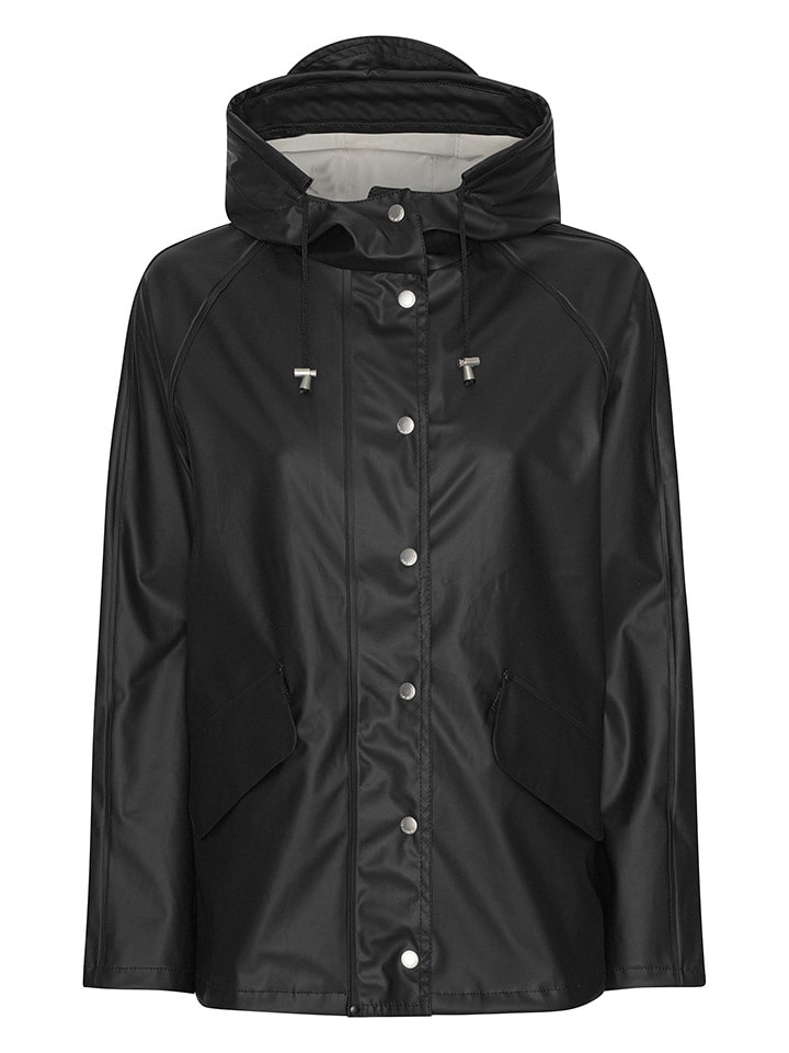 Ilse Jacobsen Kurtka przeciwdeszczowa w kolorze czarnym rozmiar: 38