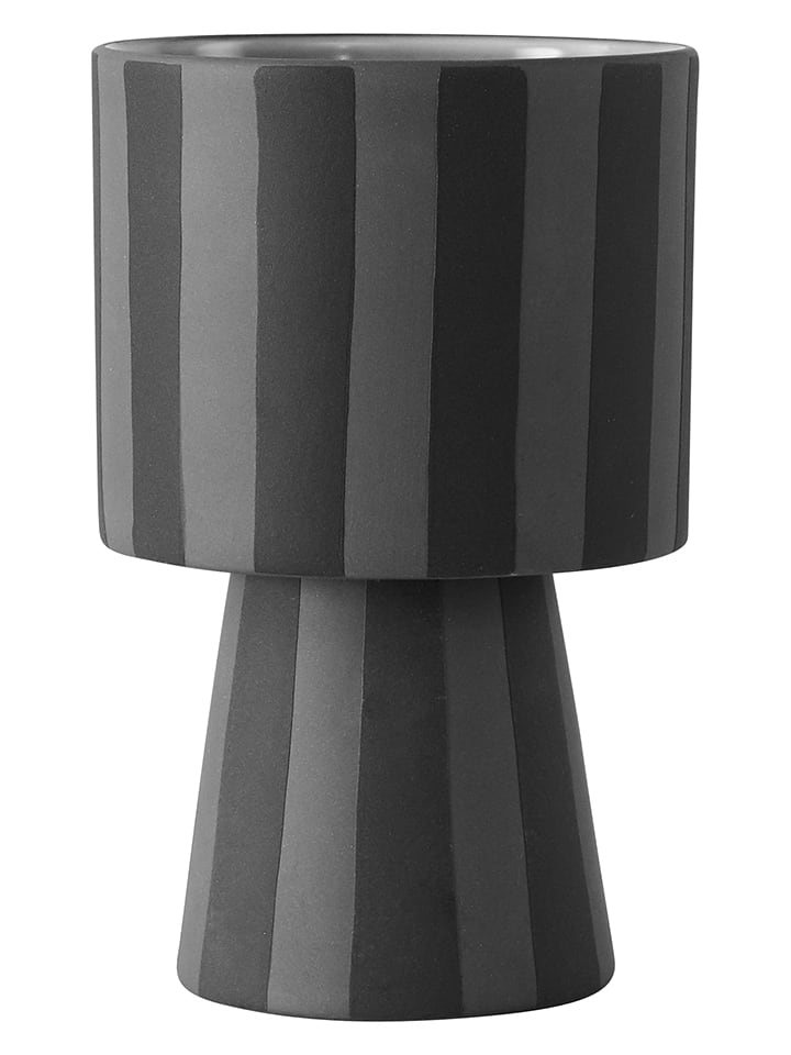 OYOY living design Wazon "Toppu" w kolorze antracytowym - wys. 15 x Ø 10 cm rozmiar: onesize