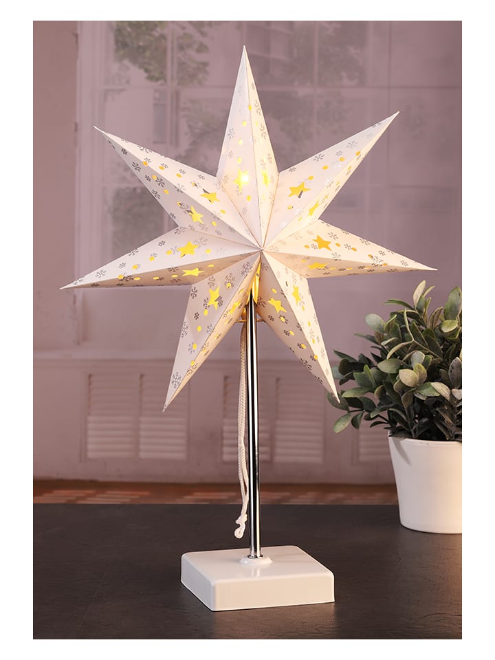 Profiline Dekoracyjna lampa LED "Shining Paper Star" w kolorze ciepłej bieli - 35 x 35 cm rozmiar: onesize