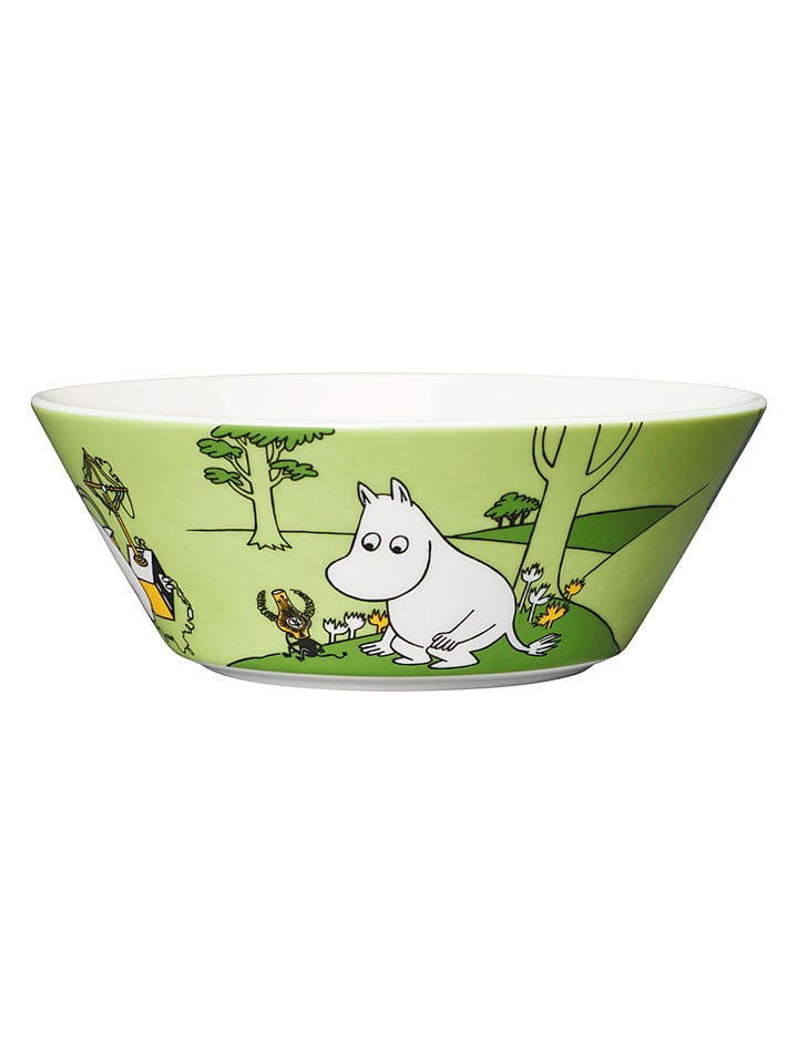 Moomin Miska "Moomintroll" w kolorze zielonym - Ø 15 cm rozmiar: onesize